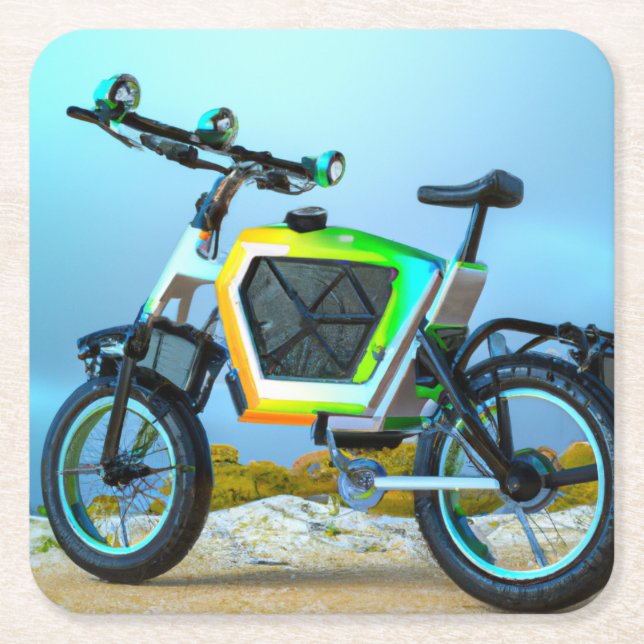 Off-Road  Square Paper Coaster (Front)