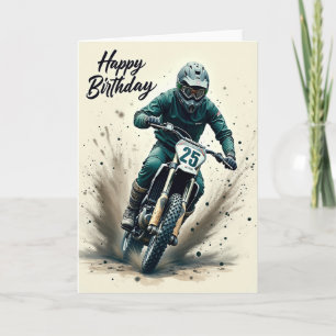 Off Road Thrill Birthday Card