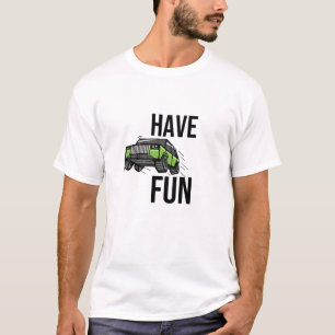 Off-roading is fun -- green SUV adventure T-Shirt