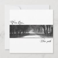 Off the Beaten Path Wedding Invitation