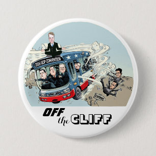 Off the CLIFF! 7.5 Cm Round Badge