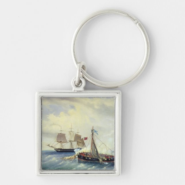Off the coast of Nargen Island Key Ring (Front)