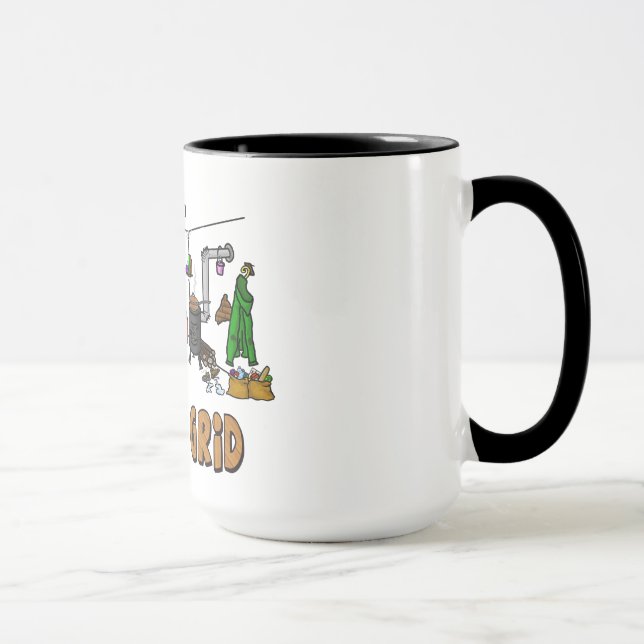 Off The Grid Ham Radio Mug   Customise It! (Right)