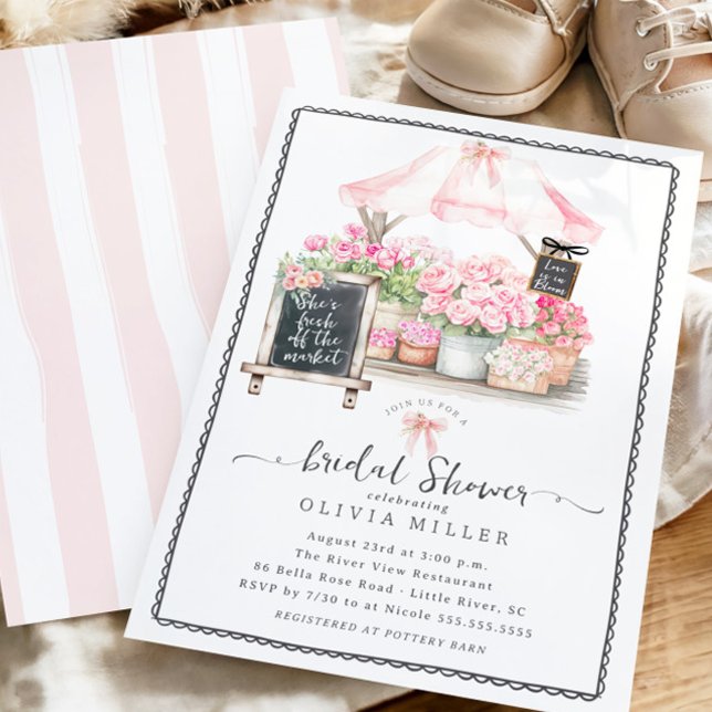 Off the Market Bridal Shower Invitation (Creator Uploaded)