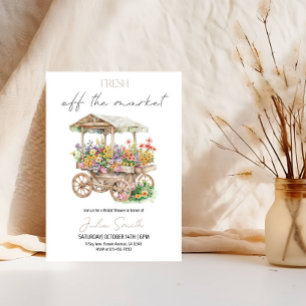 Off The Market Bridal Shower Invitation