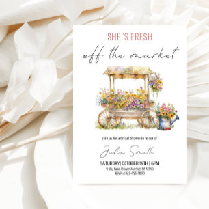 Off The Market Bridal Shower  Invitation