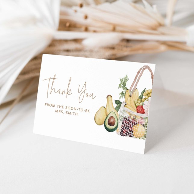 Off The Market  Bridal Shower Thank You  Card (Creator Uploaded)