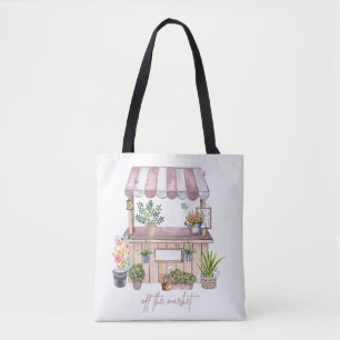 Off the Market Bride Design Cute Girly Market Tote Bag