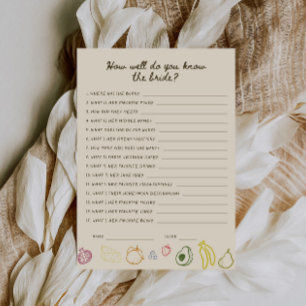 Off The Market Downloadable Bridal Shower Card