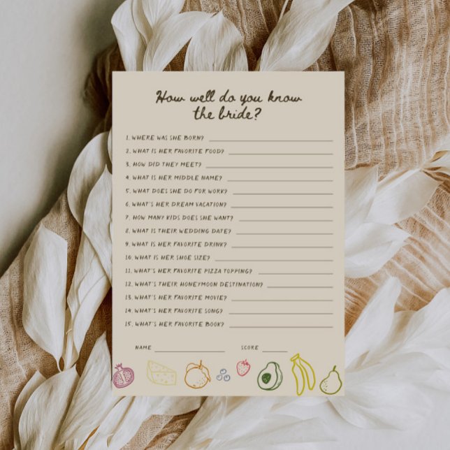 Off The Market Downloadable Bridal Shower Card (Creator Uploaded)