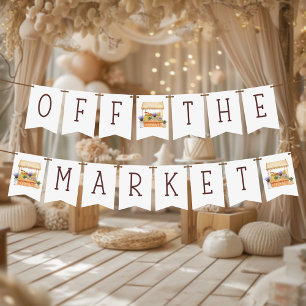 Off the Market Farmers Flower Market Bridal Shower Bunting