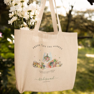Off The Market   Farmer's Market Bridal Shower Tote Bag