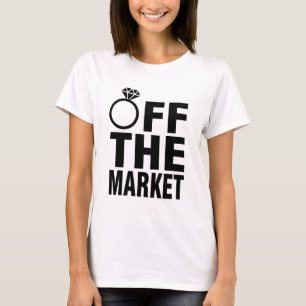 Off the market ring Personalised Bride T-Shirt