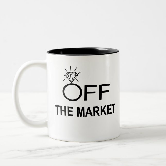 Off The Market Two-Tone Coffee Mug (Left)