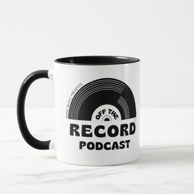 Off The Record Podcast Mug (Left)