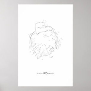 Off the Staff: Prélude, Cello Suite #1 in G Major Poster