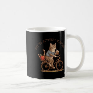 Off to Actively Monitor Funny Cat Testing Day Coffee Mug
