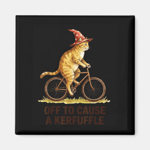 Off to Cause A Kerfuffle Bengal Cat Funny Magnet