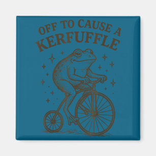 Off to cause a kerfuffle frog magnet