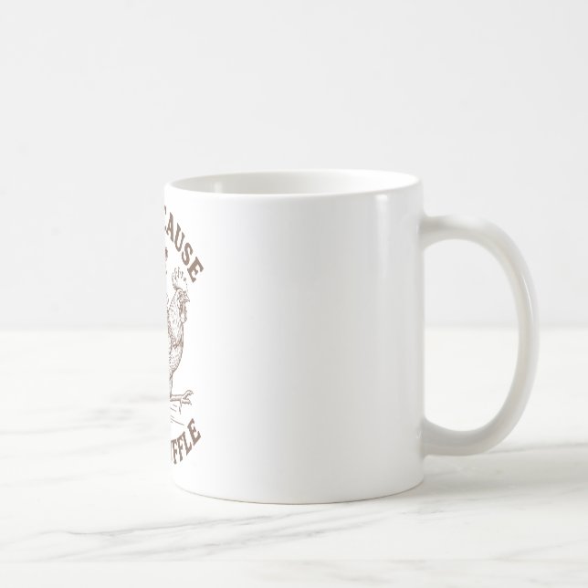 Off To Cause A Kerfuffle Funny Cowboy Frog Riding  Coffee Mug (Right)