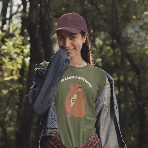 Off to Cause a Kerfuffle Marmot with Sneaker T-Shirt