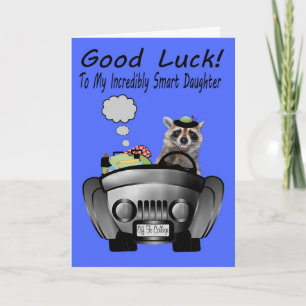 Off To College To Daughter Greeting Card