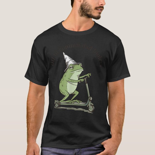 Off To Commit Dad Foolery Funny T-Shirt (Front)