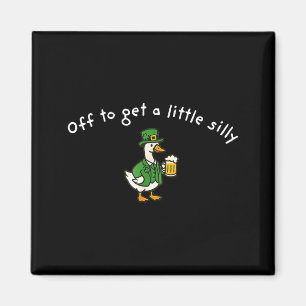 Off to get a little silly st paddys day goose magnet