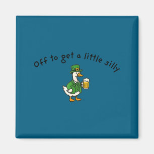 Off to get a little silly st paddys day goose magnet