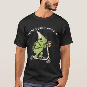 Off to regulate emotions frog mental retro healthO T-Shirt