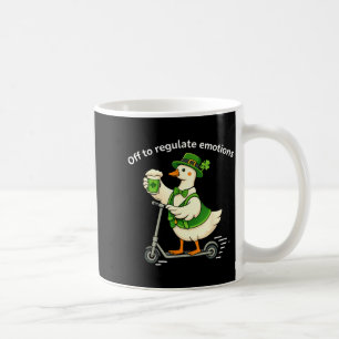 Off to regulate emotions goose mental health st coffee mug