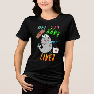 Off To Save Lives Tri-Blend Shirt