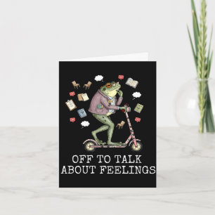 Off to talk about feeling funny frog counselorOff Card