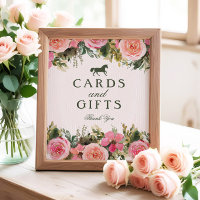 Off to the Altar Bridal Shower Cards & Gifts Sign