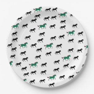 Off to the Altar Horse Racing Bridal Shower Paper Plate
