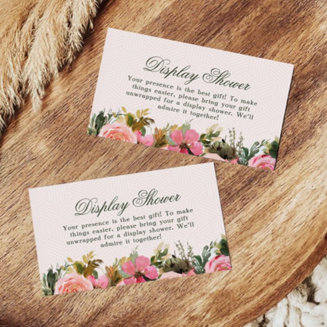 Off to the Altar Kentucky Derby Bridal Shower Enclosure Card (Creator Uploaded)