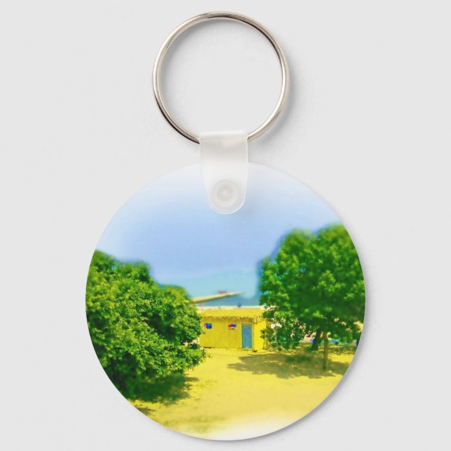 Off to the Lakeshore! Key Ring (Front)