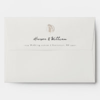 off-white letterpress twig Envelope