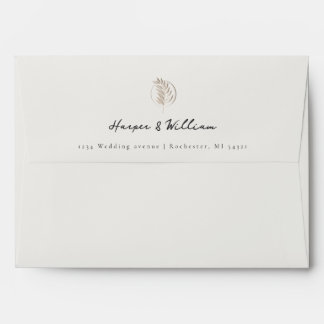 off-white letterpress twig Envelope