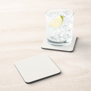 off-white, milk white, warm white coaster