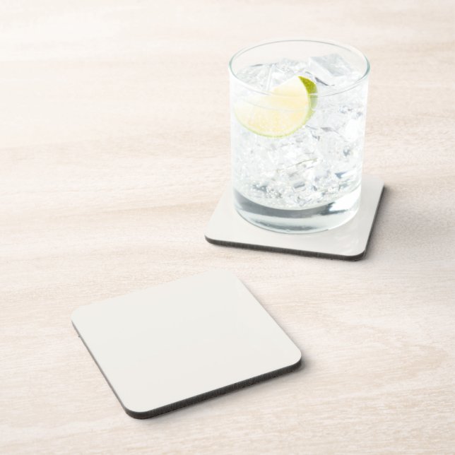 off-white, milk white, warm white  coaster (Right Side)