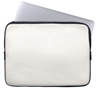 off-white, milk white, warm white  laptop sleeve