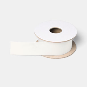 off-white, milk white, warm white satin ribbon