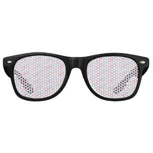 Off-white textured background with subtle, fine, l retro sunglasses