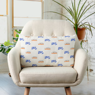 Off white Two logo Business Company Promotional Lumbar Cushion