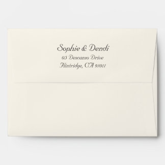 Off White Wedding Envelopes