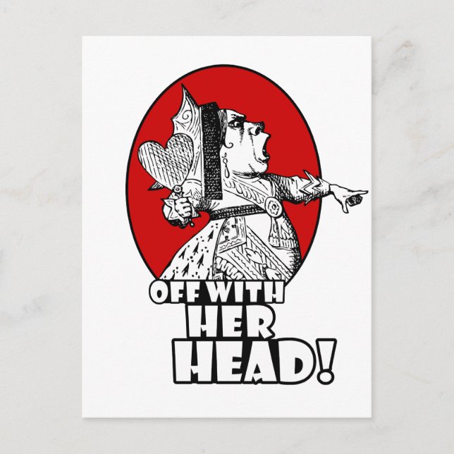 Off With Her Head Logo Postcard (Front)