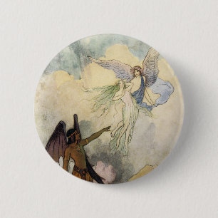Off, ye icy Spirits, Fly 6 Cm Round Badge