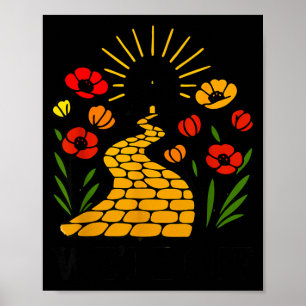 Off Yellow Brick Road Shirt Witch Halloween Poster