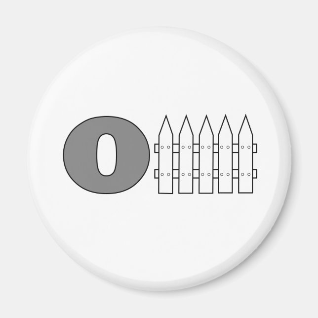 Offence (O Fence) Magnet (Front)
